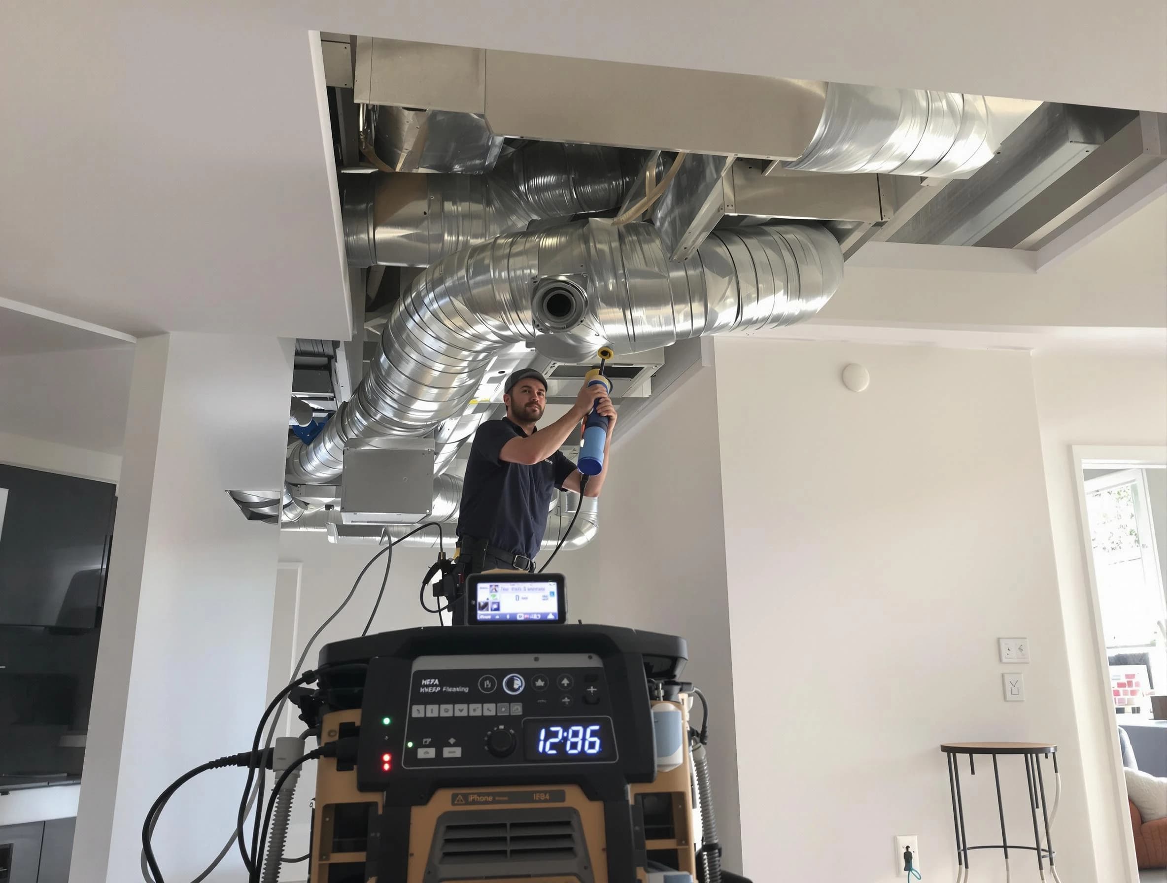 Advanced pure air duct cleaning by Tarrant Air Duct Cleaning in Tarrant