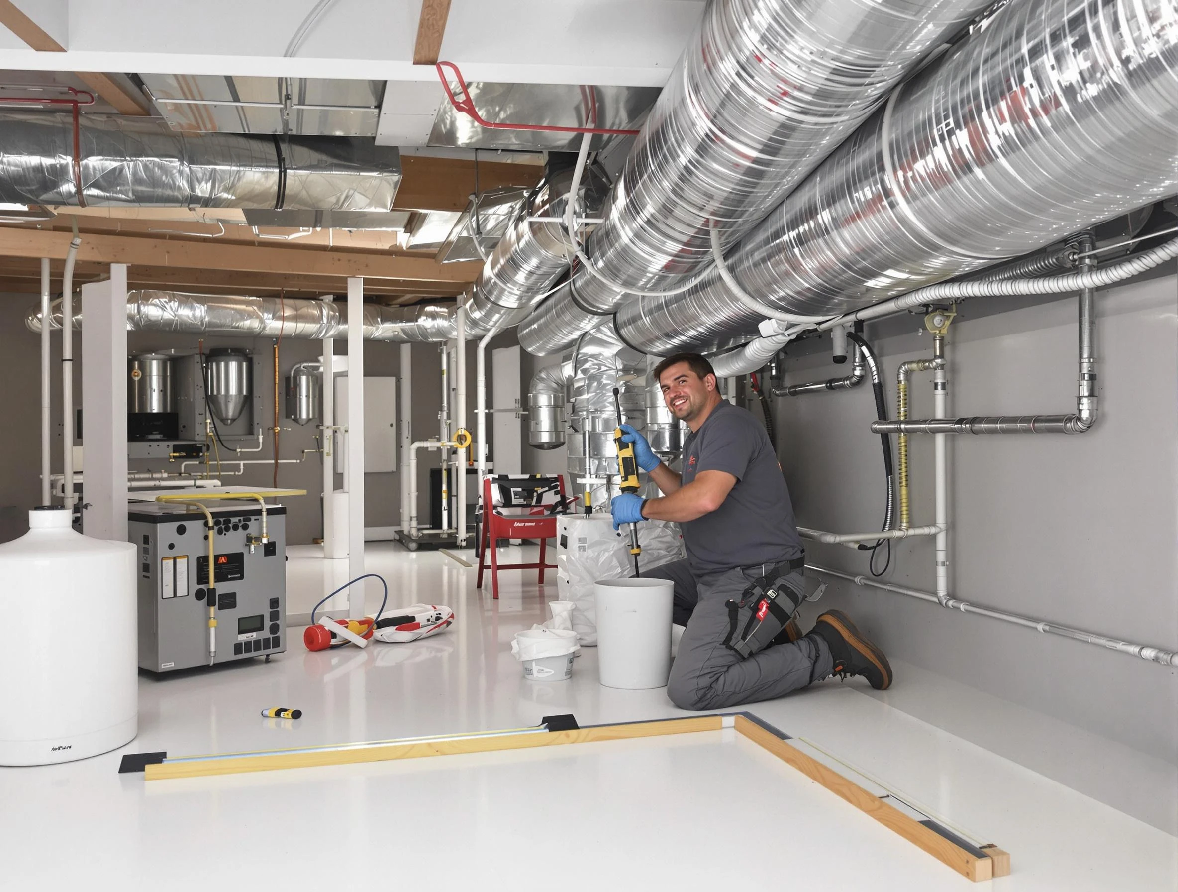 Professional duct sealing service by Tarrant Air Duct Cleaning in Tarrant